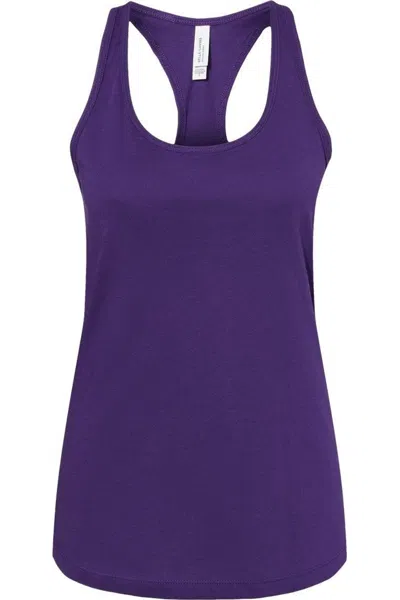 Bella+canvas Women´s Jersey Racerback Tank In Purple