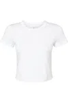 Bella+canvas Womens Flowy Crop Tee In Multi