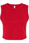 Bella+canvas Women´s Micro Rib Muscle Crop Tank In Multi