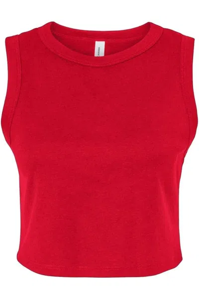Bella+canvas Women´s Micro Rib Muscle Crop Tank In Multi