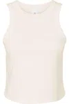 Bella+canvas Women´s Micro Rib Racer Tank In Beige