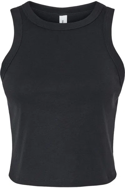 Bella+canvas Women´s Micro Rib Racer Tank In Black