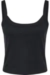 Bella+canvas Women´s Micro Rib Spaghetti Strap Tank In Black