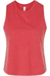 Bella+canvas Women´s Racerback Crop Tank In Multi