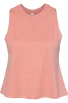 Bella+canvas Women´s Racerback Crop Tank In Pink
