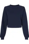 Bella+canvas Women´s Raglan Pullover Fleece In Blue