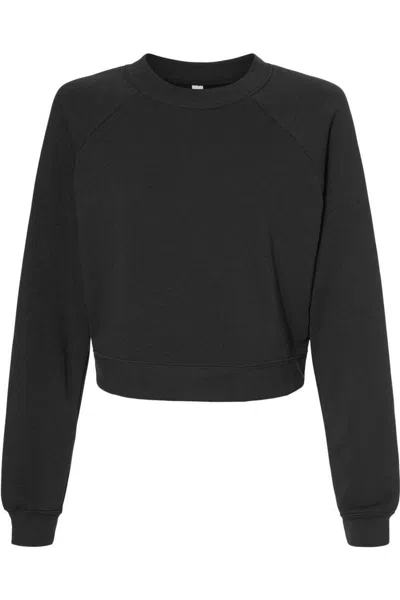 Bella+canvas Women´s Raglan Pullover Fleece In Grey