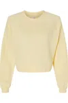 Bella+canvas Women´s Raglan Pullover Fleece In Yellow