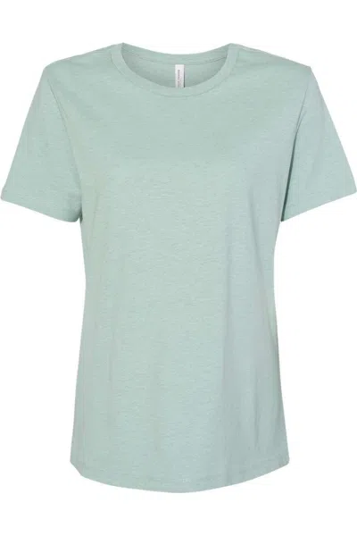 Bella+canvas Womens Relaxed Fit Heather Cvc Tee In Multi
