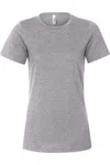 Bella+canvas Womens Relaxed Fit Heather Cvc Tee In Multi
