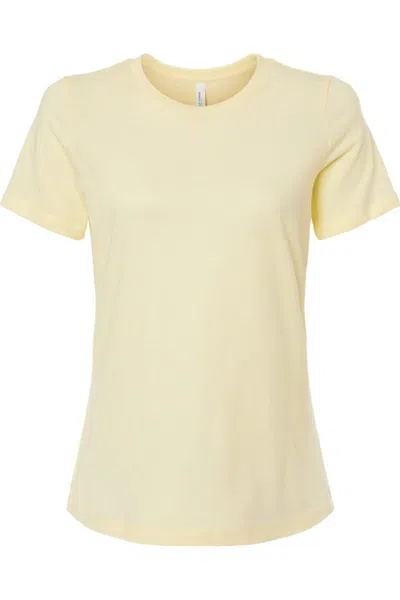 Bella+canvas Womens Relaxed Fit Heather Cvc Tee In Multi