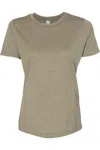 Bella+canvas Womens Relaxed Fit Triblend Tee In Multi