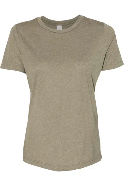 Bella+canvas Womens Relaxed Fit Triblend Tee In Multi