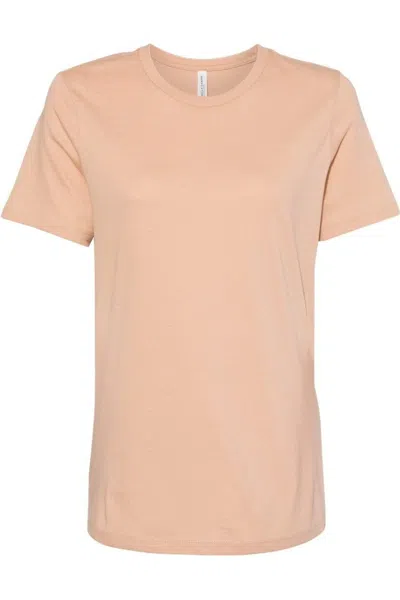 Bella+canvas Womens Relaxed Jersey Tee In Beige