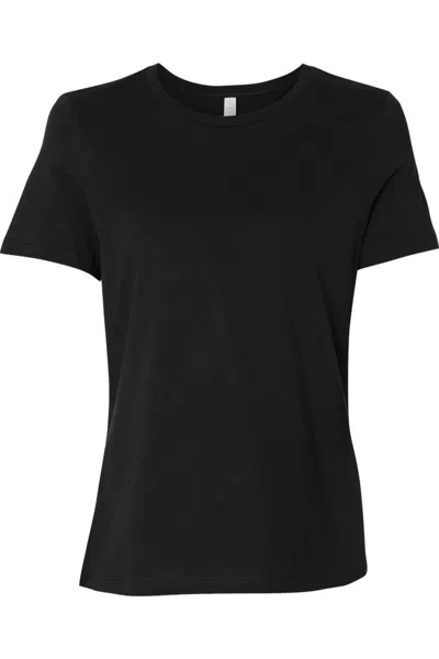 Bella+canvas Womens Relaxed Jersey Tee In Black