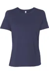 Bella+canvas Womens Relaxed Jersey Tee In Blue