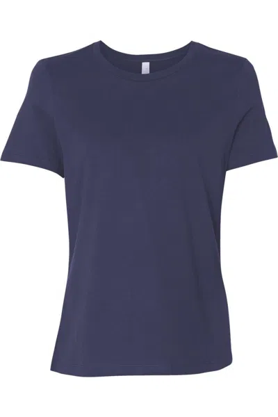 Bella+canvas Womens Relaxed Jersey Tee In Blue