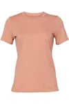 Bella+canvas Womens Relaxed Jersey Tee In Brown