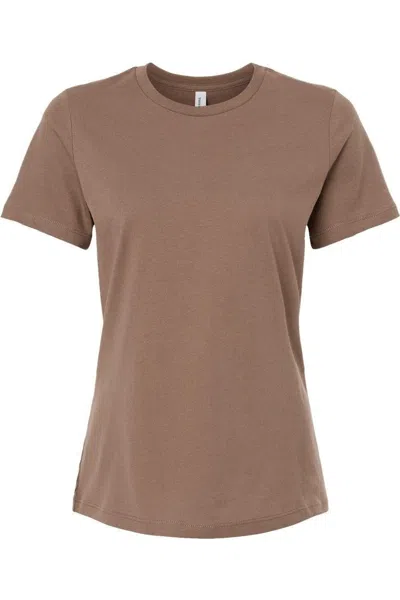 Bella+canvas Womens Relaxed Jersey Tee In Brown