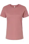 Bella+canvas Womens Relaxed Jersey Tee In Pink