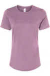 Bella+canvas Womens Relaxed Jersey Tee In Pink