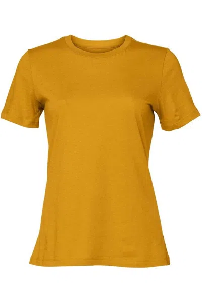Bella+canvas Womens Relaxed Jersey Tee In Yellow