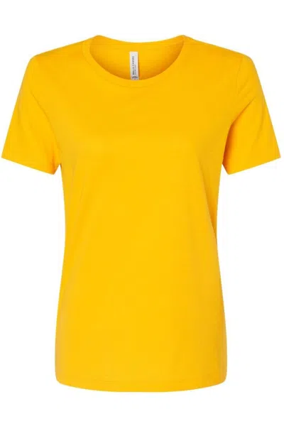 Bella+canvas Womens Relaxed Jersey Tee In Yellow