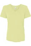 Bella+canvas Women´s Relaxed Triblend Short Sleeve V-neck Tee In Multi