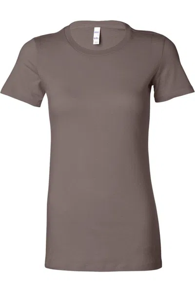 Bella+canvas Women´s Slim Fit Tee In Brown