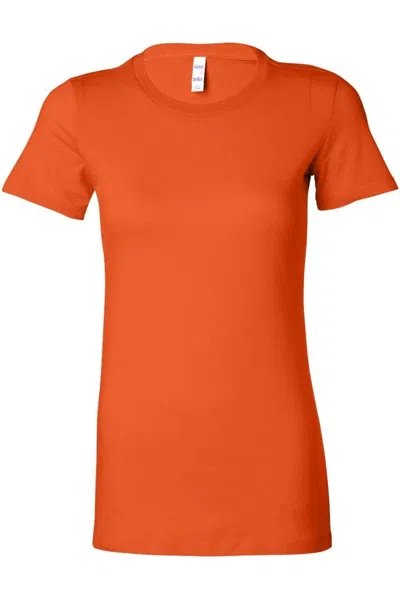 Bella+canvas Women´s Slim Fit Tee In Orange