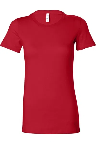Bella+canvas Women´s Slim Fit Tee In Red