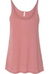 Bella+canvas Women´s Slouchy Tank In Pink