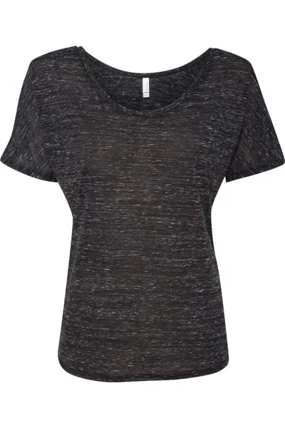 Bella+canvas Womens Slouchy Tee In Black