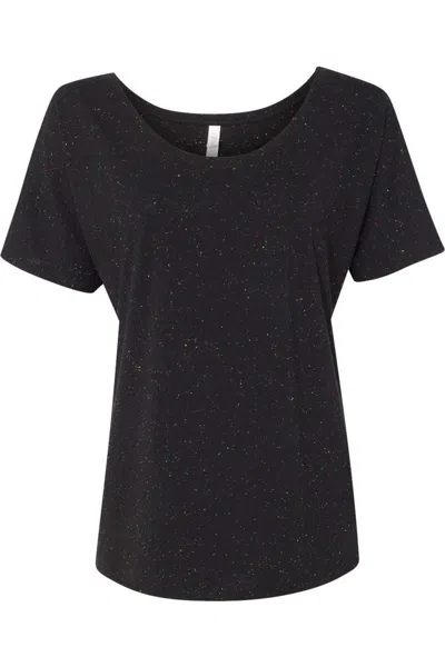 Bella+canvas Womens Slouchy Tee In Black