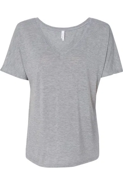 BELLA+CANVAS WOMENS SLOUCHY V-NECK TEE
