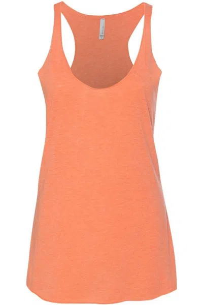 Bella+canvas Women´s Triblend Racerback Tank In Orange