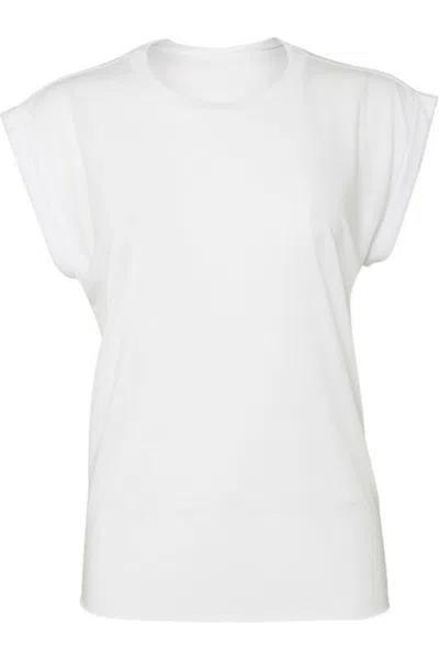 Bella+canvas Bella + Canvas Womens/ladies Flowy Muscle Tee In White