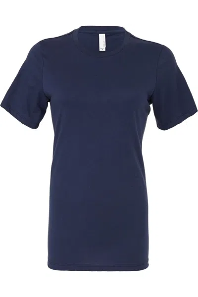 Bella+canvas Bella + Canvas Womens/ladies Jersey Short-sleeved T-shirt In Blue