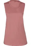 Bella+canvas Women´s Flowy Scoop Muscle Tank In Pink