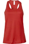 Bella+canvas Bella + Canvas Womens/ladies Racerback Tank Top In Red