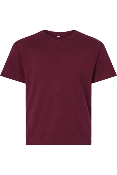 Bella+canvas Kids' Youth 6oz. Heavyweight Tee In Burgundy
