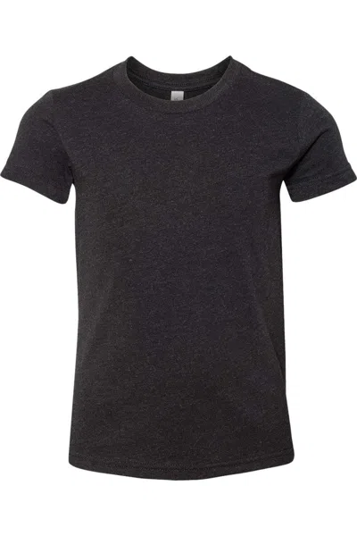 Bella+canvas Kids' Youth Cvc Jersey Tee In Black
