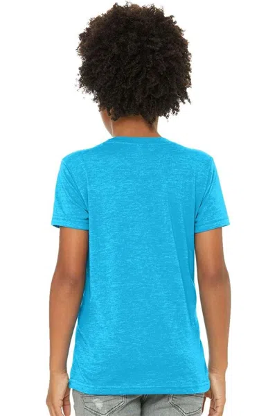 Bella+canvas Kids' Youth Cvc Jersey Tee In Blue