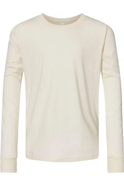 Bella+canvas Kids' Youth Jersey Long Sleeve Tee In White