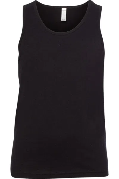 Bella+canvas Kids' Youth Jersey Tank In Black