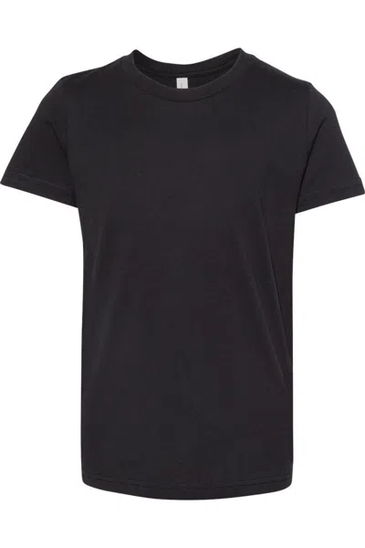 Bella+canvas Kids' Youth Cvc Jersey Tee In Black