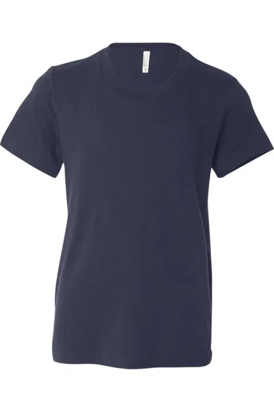 Bella+canvas Kids' Youth Jersey Tee In Blue