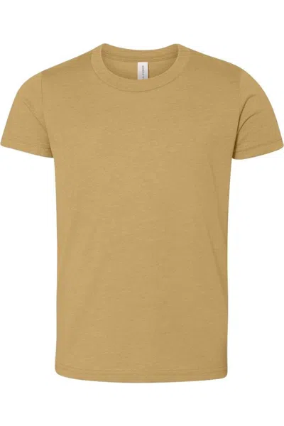 Bella+canvas Kids' Youth Jersey Tee In Brown