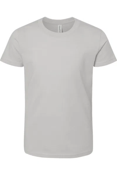 Bella+canvas Kids' Youth Jersey Tee In Gray