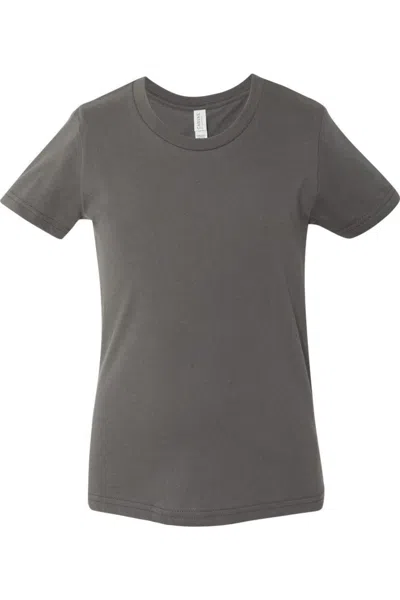 Bella+canvas Kids' Youth Jersey Tee In Gray